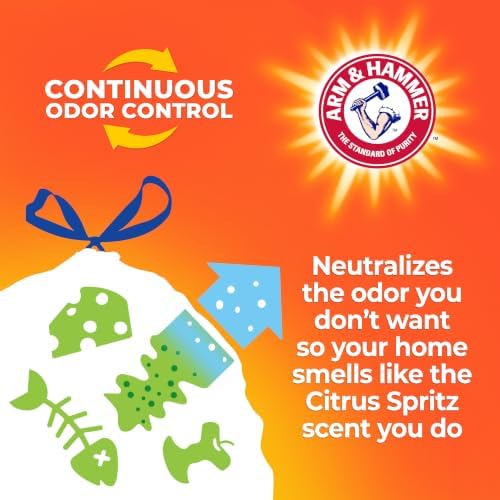 Hefty Ultra Strong Signature Scents 13G Trash Bags, Citrus Spritz, 80ct - Image 3