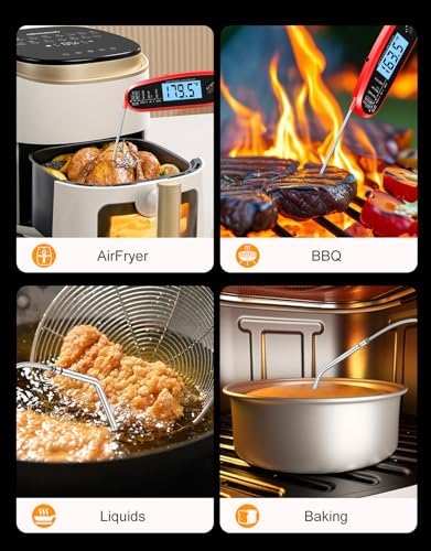 Instant Read Meat Thermometer Digital for Cooking with Dual Probe - Image 6