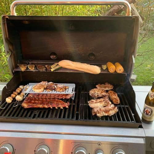 Griddle Warming Rack for Blackstone, Stainless Steel Grill Warming Rack for Weber Genesis Spirit Series Charbroil Gas Grills and Most Tabletop Flat Top - Image 3