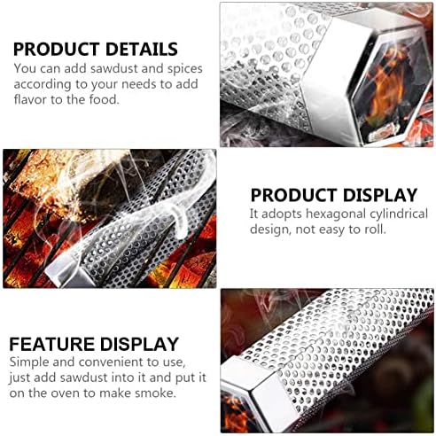12" Smoke Tube for Pellet Smoker Stainless Steel 1pack - Image 5