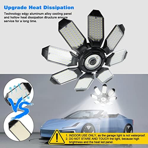 Garage Lights - Ultra Brighter 80,000LM Garage LED 6500K Daylight - Image 4