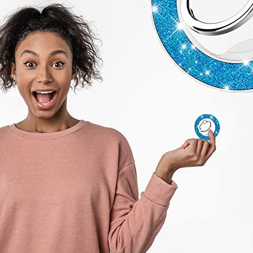 Magnetic Phone Ring Holder for MagSafe, Glitter, Teal - Image 6