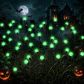Solar Halloween Decorations (4Pcs 40LED), Green Halloween Solar Lights by PATIOPIA