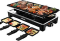CUSIMAX Raclette Grill Electric Grill Table Portable 2in1 Korean BBQ Grill by CUSIMAX