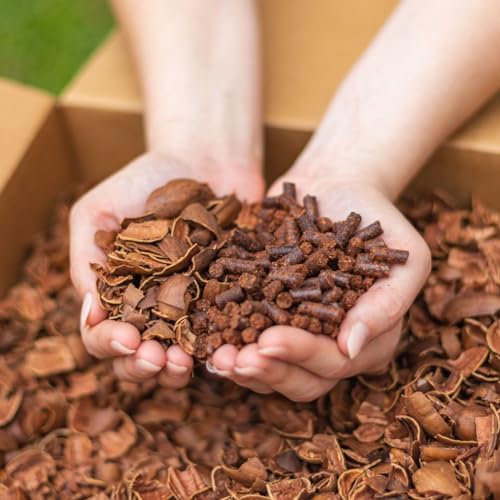 Smokin' Pecan - 100% Pecan Shell Pellets - Smoking Pellets for Pellet Smokers, or Any Outdoor Grills, 19 lb. Box - Image 3