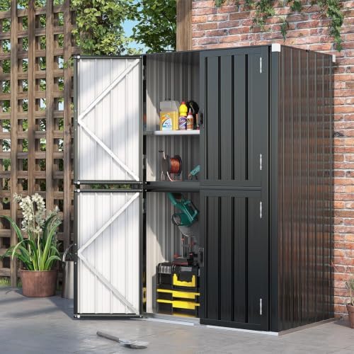 AECOJOY Outdoor Storage Cabinet Waterproof, 70'' Large Vertical with Floor by AECOJOY