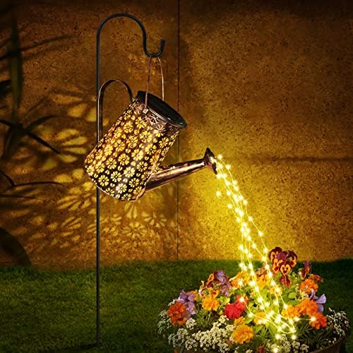 Solar Garden Lights Watering Can Lights Outdoor Garden Decor by Afootry