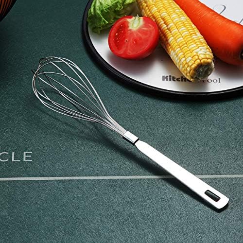 Whisk, Berglander Whisks For Cooking, Stainless Steel Balloon Whisk, Sturdy Kitchen Wire Whisk Set for Cooking, Baking, Blending, Whisking, Beating, Stirring, Dishwasher Safe, Easy to Clean - Image 2