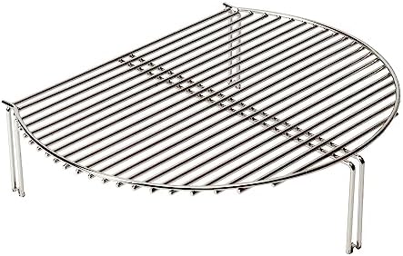 Kamado Joe Stainless Steel Grill Grate Expander to Expand Cooking Space and Indirect Cooking for Classic Joe 18-inch Charcoal Grill and Smokers, Model KJ-SCS - Image 2