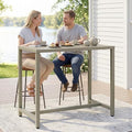 Wisteria Lane Outdoor Prep Table, Aluminum Modular Outdoor Kitchen Grill Table, All Weather Kitchen Island with Ample Storage & Food Preparation Space for Patio BBQ, Backyard, Porch by WisteriaLane