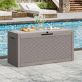 KAMABOKO 75 Gallon Outdoor Storage Box Waterproof Deck Box for Patio by KAMABOKO