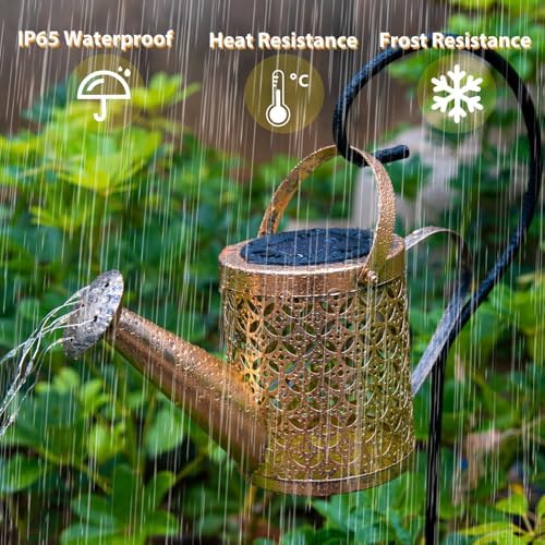 SRNPMIU Solar Watering Can Light, Solar Yard Decorations Outdoor - Image 4