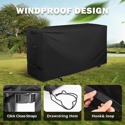 Griddle Cover for Royal Gourmet GD401,GD402, GD403 Grill, Flat Top Grill Cover for 66in 4-Burner Grill, Waterproof BBQ Grill Cover for Outdoor Barbecue/Gas Griddle/Propane Griddle - Image 5