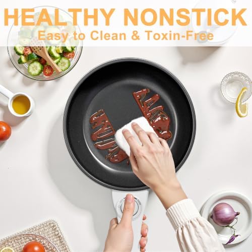 Dezin Electric Pot, 1.5L Non-Stick Portable Hot Pot Electric Upgraded, 700W - Image 5