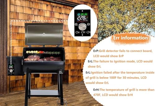Replacement Pit Boss Digital Thermostat Controller Board with WiFi and Bluetooth Function, can Connect to Mobile APP, Easier to Control Grill Temperature - Image 6