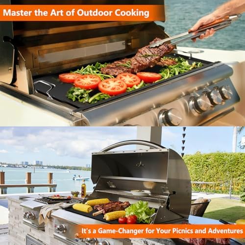29"x17.9" Full Carbon Steel Griddle Insert for Blaze 4 & 5 Burner Grills - Image 5
