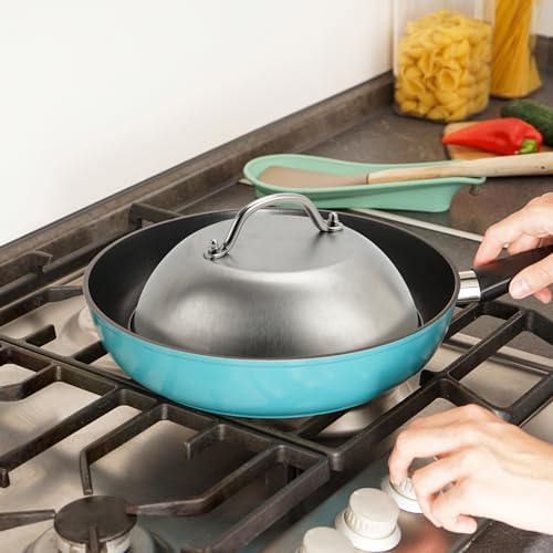 ZBXFCSH Compatible with Blackstone 5555 Stainless Steel 9" Griddle Melting Cheese Dome Wok Lids- Commercial Grade Basting and Steaming Cover- Best for Use in Flat Top Grills, 0.6mm Thickness-2 Domes - Image 7