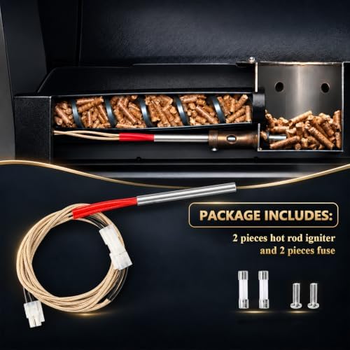 QuliMetal 2PCS D2 Hot Rod Igniter Replacement for Traeger, 80W 20V - Image 4