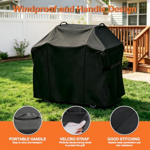 48" Grill Cover for Weber Spirit II 200/210 Series, Replace 7138 - Image 3