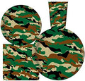 120 Pcs Camo Birthday Party Supplies Serves 30 - Plates, Cups, Napkins Set by Oojami