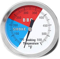 3 Inch Large Face Temperature Gauge Replacement for BBQ Grill and Smoker by DOZYANT