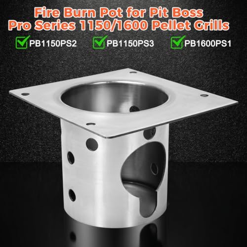 QuliMetal Fire Burn Pot Replacement Parts for Pit Boss Pro 1150 1600 Grills - Image 4