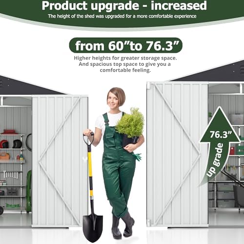 AirWire 8x12 FT Outdoor Storage Shed - Image 3