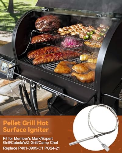 PG24-21 Pellet Grill Igniter, Fit for Member's Mark/Expert Grill/Cabela's/Z-Grill/Camp Chef, Replace P401-0905-C1 - Image 2