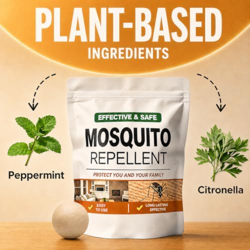 AUDQQM Mosquito Repellent Outdoor Patio, Mosquito Repellent Balls Indoor-8P - Image 6