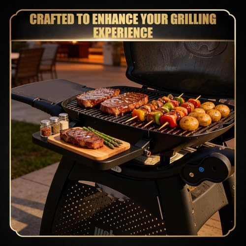 QuliMetal Folding Front Shelf for Weber Q2800N Q1200 Q1000 Q2000 Q2200 - Image 5