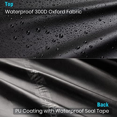 Velway Patio Furniture Cover Outdoor Waterproof Rectangular Patio Table Chair Sofa Set Cover, 128" Lx82 Wx28 H, All Weather Oxford Tear-Resistant Material with Zipper Carrying Bag Windproof Buckles - Image 4