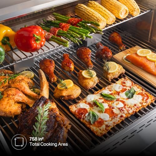 SPIRE 30" Built-In 5 Burner Dual Fuel Grill, All 304 Stainless Steel Body - Image 4