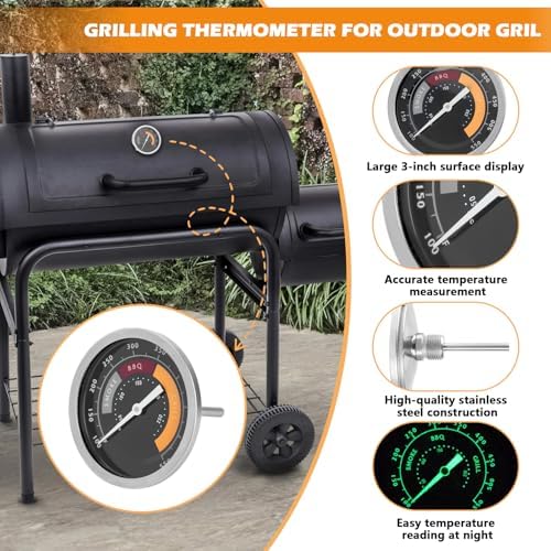 3695528R06 Grill Thermometer Fit for Oklahoma Joe's Smoker - Image 3