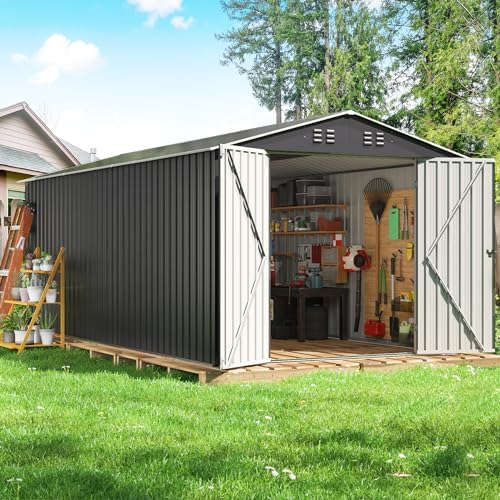 AirWire 8x12 FT Outdoor Storage Shed by AirWire