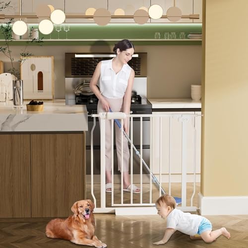 76.38 to 86.3 Inch Extra Wide Baby Gate for Doorway Stairs - Image 6