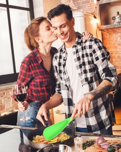 Badiano Silicone Cooking Spoon for Nonstick Cookwares, Multi-function,11.4" - Image 6