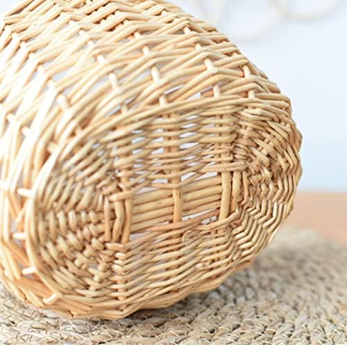 Basket Park Picnic Woven Rattan Picnic Storage Holder Baskets Wicker Handwoven Fruit Willow Braided Basket Camping Outdoor Decor - Image 7