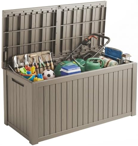 Outdoor Storage Box,200 Gallon Waterproof Deck Box [Upgraded 3.0] by GraceYourYard
