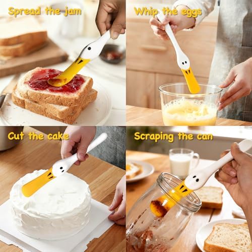 2 PCS Duck Jar Spatula Cute Kitchen Accessories Jar Scraper Baking Gifts - Image 4