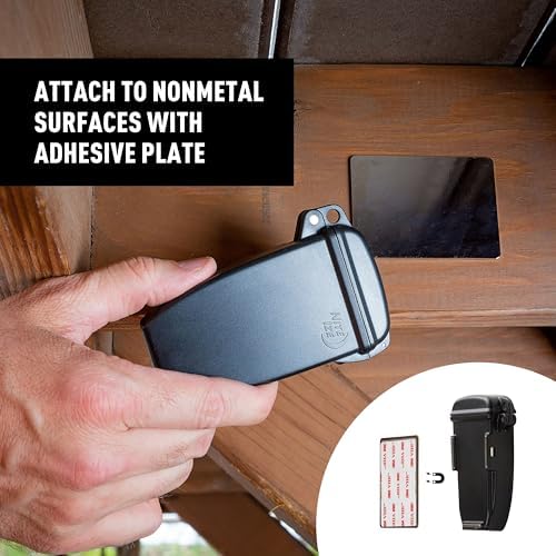 Nite Ize Hideout Magnetic Key Box - Waterproof Key Hider - Magnetic Key Holder & Box - Waterproof Key Storage for Spare Keys - Black, Extra Large - Image 4