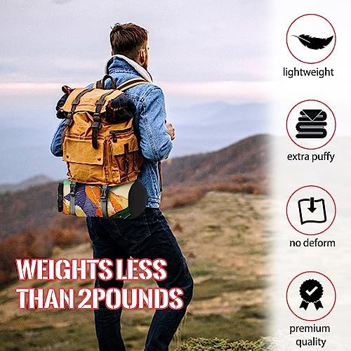Outdoor Puffy Camping Blanket, Large Outdoor Blanket Waterproof, 55*79'' - Image 4
