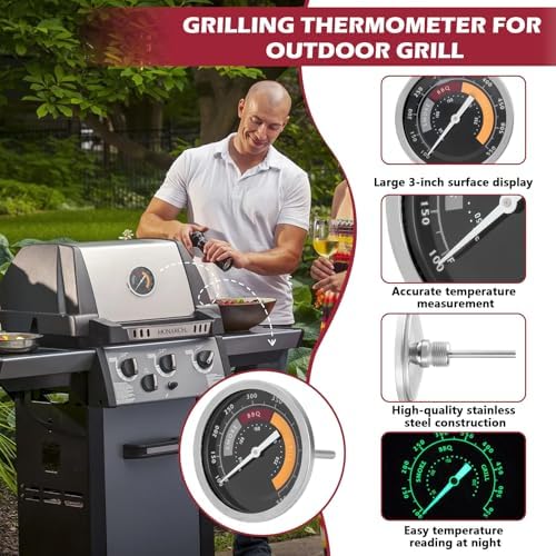 3695528R06 Grill Thermometer Fit for Oklahoma Joe's Smoker - Image 3