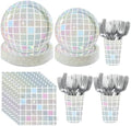 250Pcs Disco Party 70s Disco Party Supplies, Serves 50 by Greencian