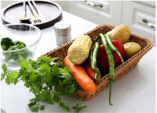 Teng Lang Fruit Baskets Wicker Bread Basket (2) - Image 4