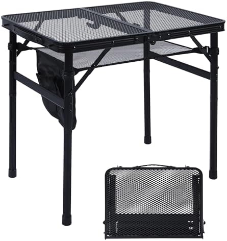 JOUYEK Camping Table, 2x1.3 FT Portable Folding Grill Table by JOUYEK