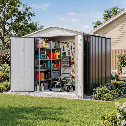 WKM 6x8 FT Outdoor Storage Shed by Unknown