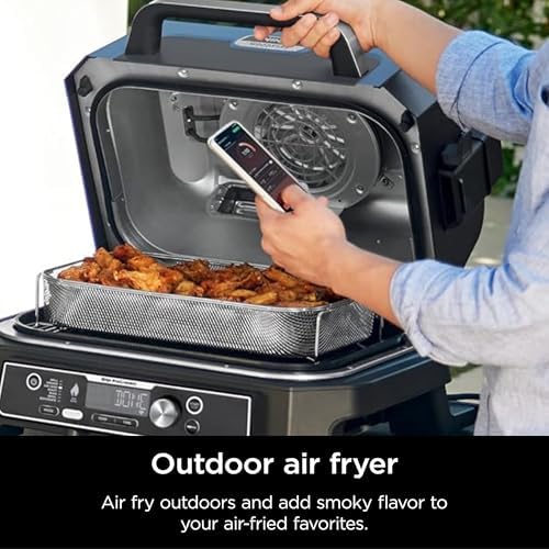Ninja Woodfire ProConnect Premium XL Outdoor Grill & Smoker, Black & Gold - Image 6