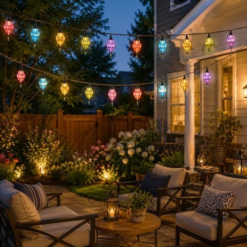 Vigdur Outdoor String Lights, 10FT Multicolor Patio String Lights Plug-in - Image 4