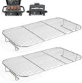 2Pcs Stainless Steel Grill Rack Set for Ninja Woodfire OG701 OG751,NonStick by Ericair