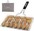 Shallow Grill Basket Fish Grill Basket, Fish Grilling Basket BBQ Fish Grill Baskets for Outdoor Grill,Grill Basket with Removable Handle. Perfect for Grilling Fish Fillets by AIZOAM